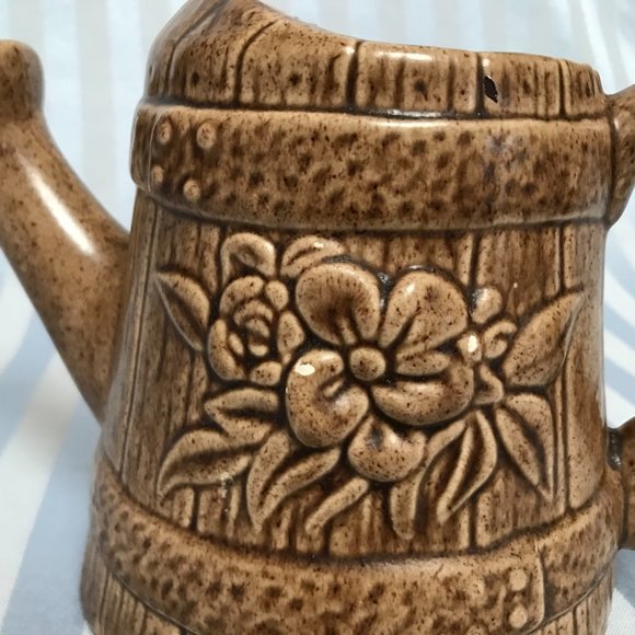 Vintage Ceramic "Watering Can" Vase - Picture 6 of 10